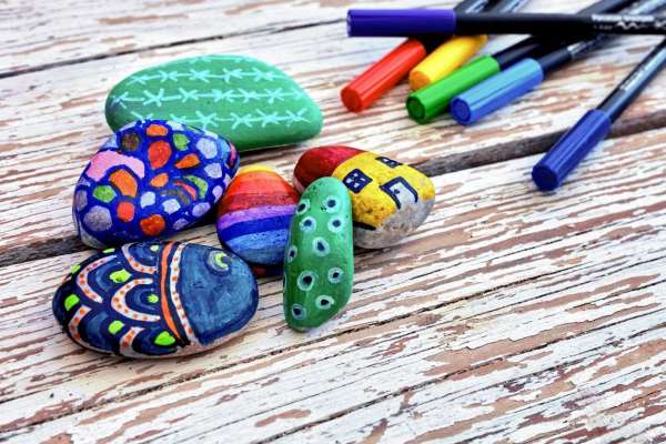 Malováním kamínků rozvíjíte u dětí fantazii