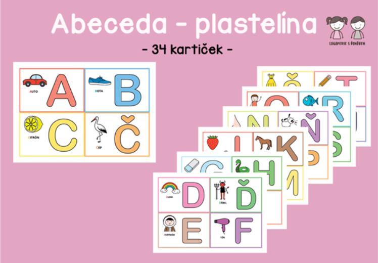 Naučte děti abecedu nebo čísla pomocí modelíny