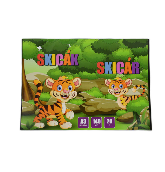 Skicák A3, 20 listů, 170 g alt=