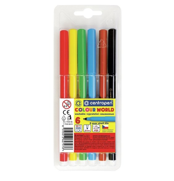 Fixy Colour world, 6 barev alt=