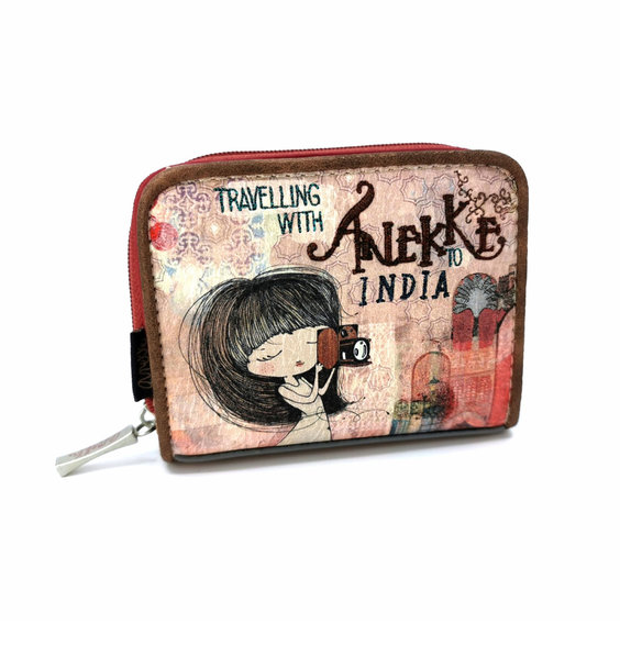 Malá peněženka se zipem India alt=