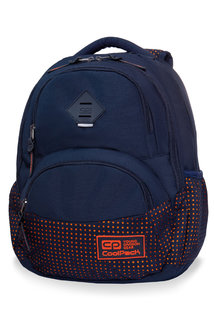 Školní batoh Dart II dots oranžovo/modrý-6