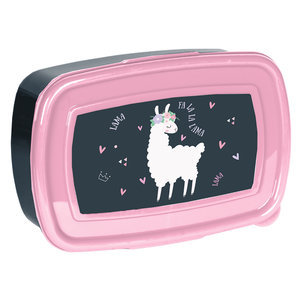 Box na svačinu Lama modrý-1