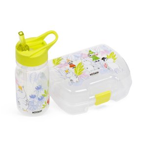 Sada svačinový box a láhev na vodu 400 ml + 380 ml – Moomin Tammi (Mumínci)-2