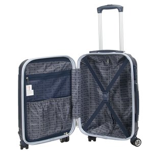 Cestovní kufr 20" černý 39 x 55 x 21 cm-5
