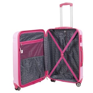 Cestovní kufr 28" růžový 50 x 77 x 27 cm-5