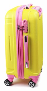 Cestovní kufr skořepinový  20" 22-200ZR žlutý-15