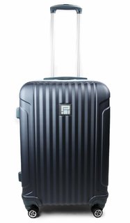 Cestovní kufr skořepinový  24" 22-201NB tmavě modrý-16