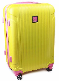 Cestovní kufr skořepinový  24" 22-201ZR žlutý-13