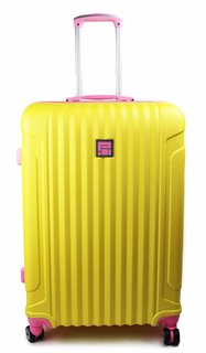Cestovní kufr skořepinový  28" 22-202ZR žlutý-16