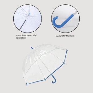 Dětský deštník Spiderman modrý-4