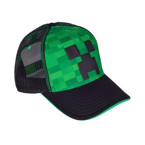 Kšiltovka Minecraft zelená/černá-1