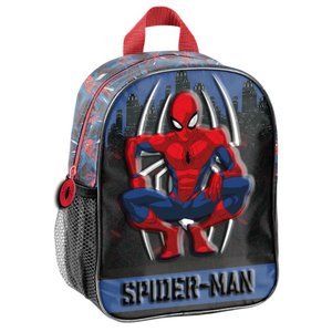 Dětský batoh 3D Spiderman černo-modrý-1