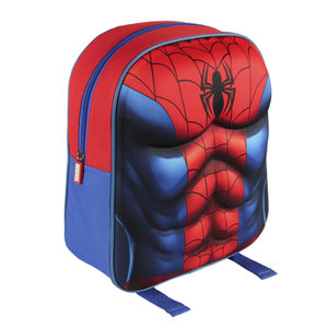 Dětský batoh 3D Spiderman červený/modrý-1