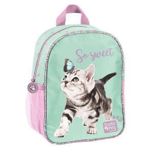 Dětský batoh Kočička pastelový-1