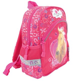 Dětský batoh Koně - růžový-2