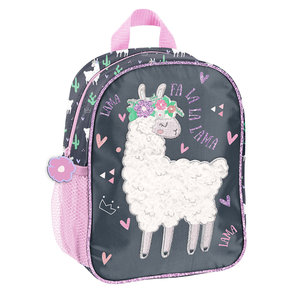 Dětský batoh Lama růžový-1