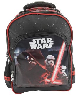 Dětský batoh Star Wars černý/červený-1
