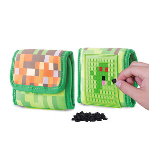 Peněženka MineCraft zeleno-hnědá-8