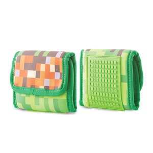 Peněženka MineCraft zeleno-hnědá-9