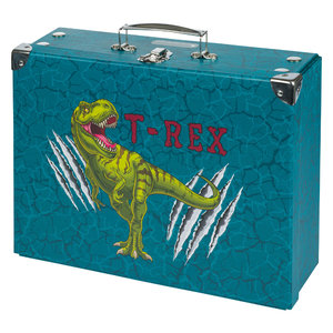 Skládací školní kufřík T-REX, kování-1