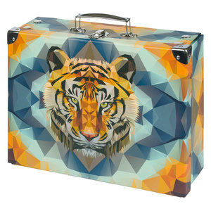 Skládací školní kufřík Tiger, kování-1