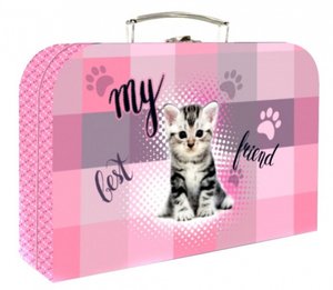 Školní kufřík Junior- Kočka-1