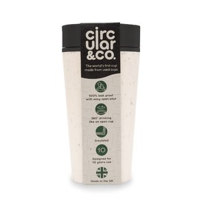 Kelímek Circular Cup Cream and Black 340ml-1