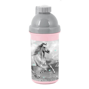 Láhev na pití Horse šedá-1