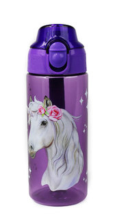 Láhev na vodu Jednorožec fialová 0,5 l-1