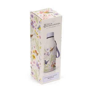 Nerezová termoláhev 500ml - Jan Pashley Wings & Wildflowers - Ptáček a květina-2