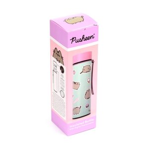 Nerezová termoláhev s digitálním teploměrem 450 ml – Pusheen kočka-5
