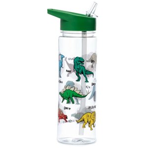 Nerozbitná plastová láhev s brčkem 550 ml – Dinosaurus-1
