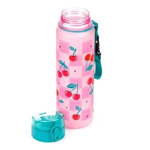 Nerozbitná plastová láhev s víčkem 600 ml – Cherry (třešeň)-3
