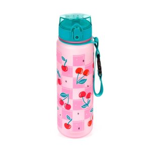 Nerozbitná plastová láhev s víčkem 600 ml – Cherry (třešeň)-5