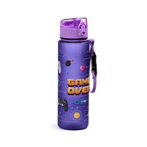 Nerozbitná plastová láhev s víčkem 600 ml – Game Over-1