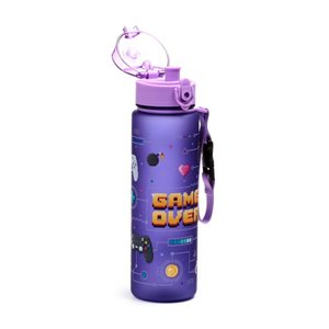 Nerozbitná plastová láhev s víčkem 600 ml – Game Over-2