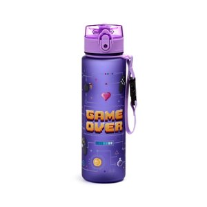 Nerozbitná plastová láhev s víčkem 600 ml – Game Over-4