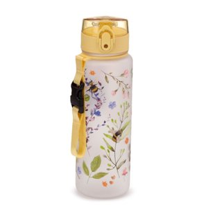 Nerozbitná plastová láhev s víčkem 600 ml – Nectar Meadows (včela)-3