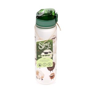 Nerozbitná plastová láhev s víčkem 600 ml – Sheep (ovečka)-4