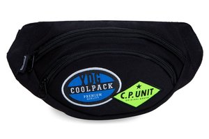 Ledvinka Albany Badges černá-1