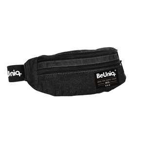 Ledvinka BeUniq černá, 2 zipy-1