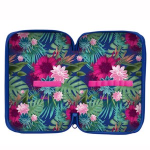 Penál Barbie květy třípatrový-3