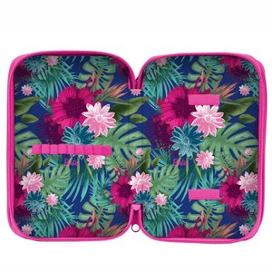 Penál Barbie květy třípatrový-4