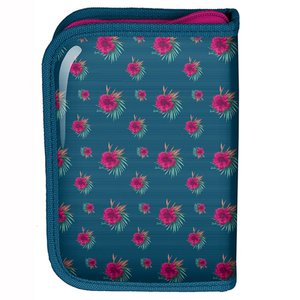 Penál Barbie Růžové květy rozkládací-3