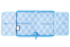 Penál Clipper Frozen světle modrý rozkládací-3