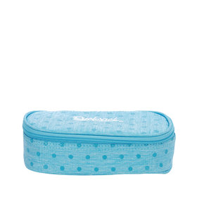 Penál Jumbo blue with blue foil dots-2