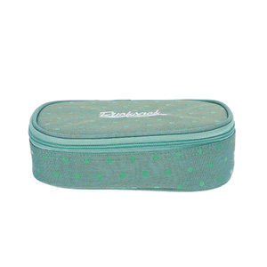Penál Jumbo green with green foil dots-2