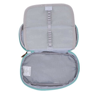 Penál Jumbo green with green foil dots-4