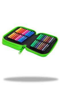 Penál Jumper 2 City jungle dvoupatrový, s vybavením-2